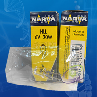 利华NARVA 55912 HLL 6V 20W 精密光学仪器灯泡 卤素灯珠显微镜灯