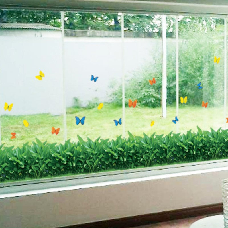 【厂家直销】草地 踢脚线 第五代 可移墙贴 PVC透明膜AY7185