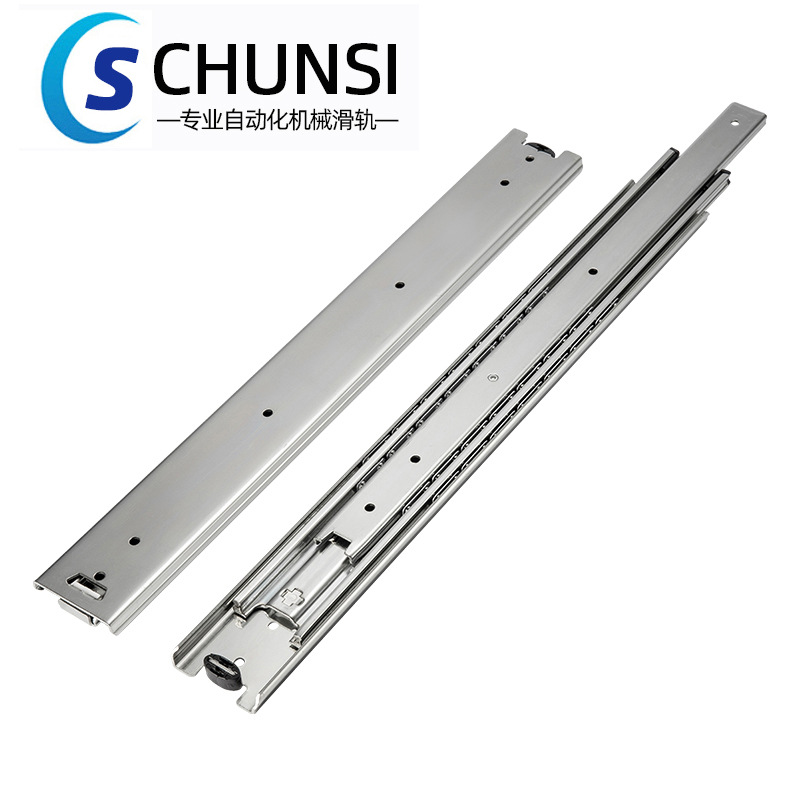 替代51系列IDB10三节式线性滑轨三段抽拉型重载钢型钢制SRH15016