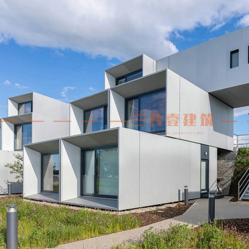 厂家 集装箱门面店 多层集装箱酒店 建筑 钢结构房型设计