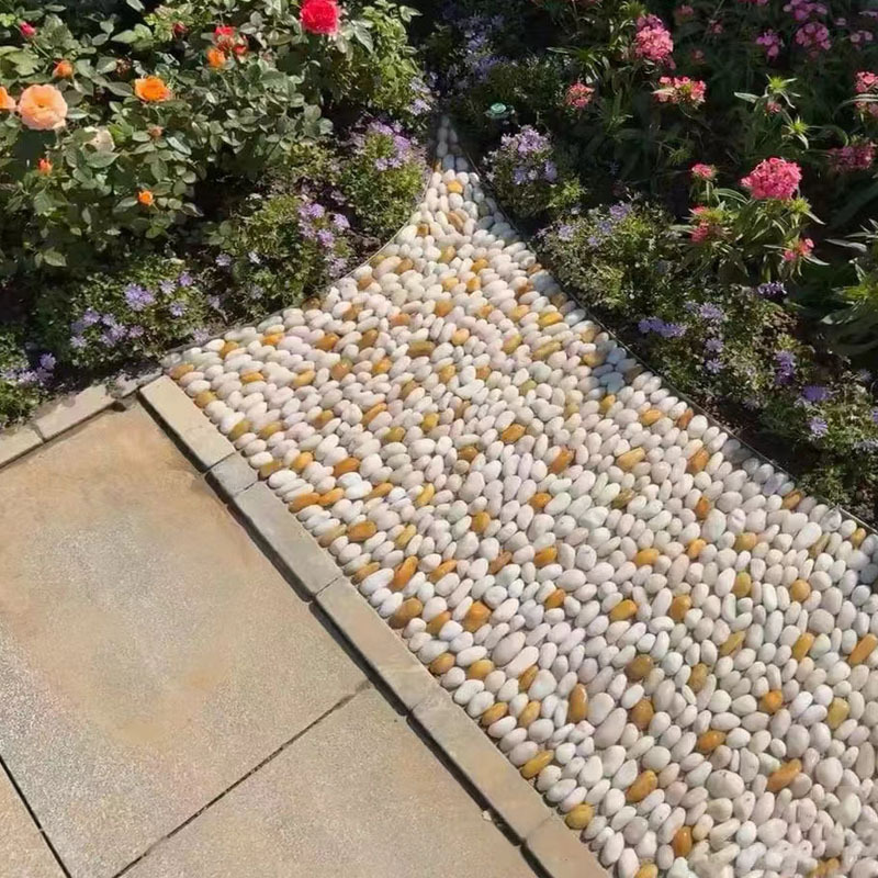 天然鹅卵石铺路小石子雨花石水处理鹅卵石庭院鱼池园林