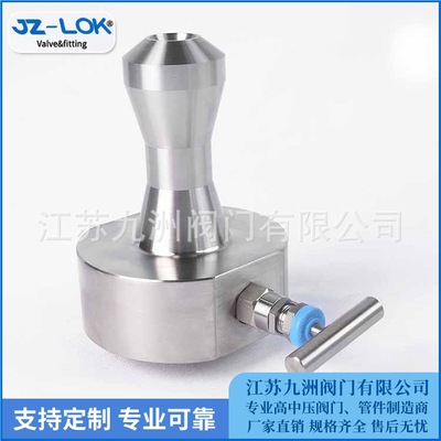 管台焊接式截止阀带泄放口根部阀1/2“NPTBW3/4A105石油管道高压