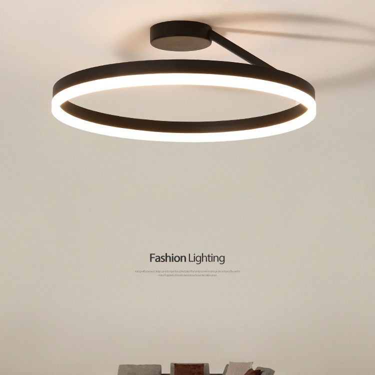 主卧室灯简约现代led餐厅吸顶灯北欧极简客厅灯具书房间睡房灯饰