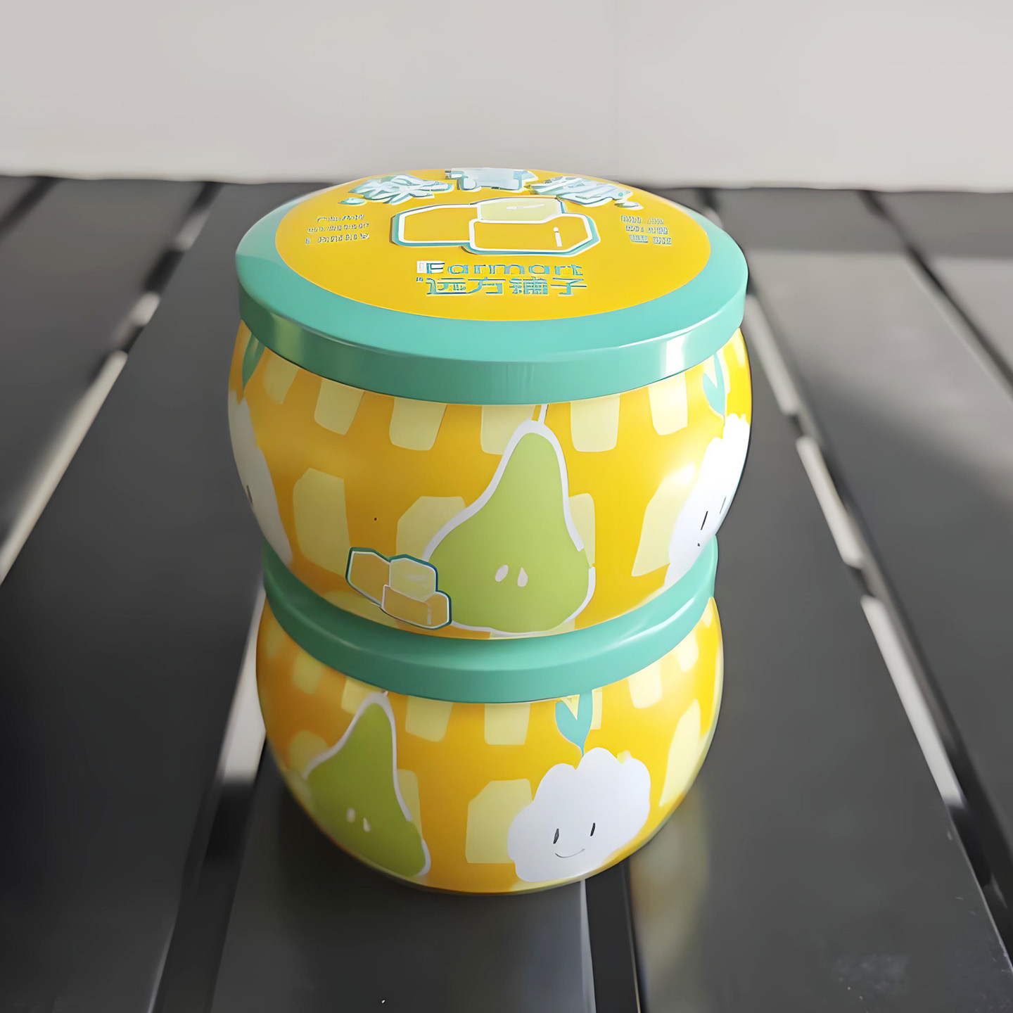 百草秋梨膏糖可爱铁盒装送男朋友女友闺蜜姐妹清嗓子薄荷糖润喉糖