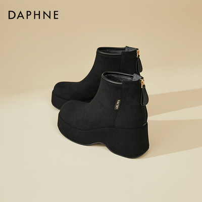 达芙妮厚底女士马丁靴2025