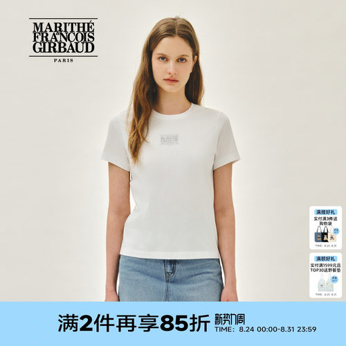 MARITHE女士小经典LOGOT恤