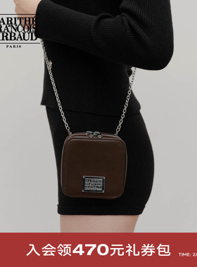 MARITHE经典LOGO链条零钱包情侣精致时尚迷你钱包顺滑拉链2025秋