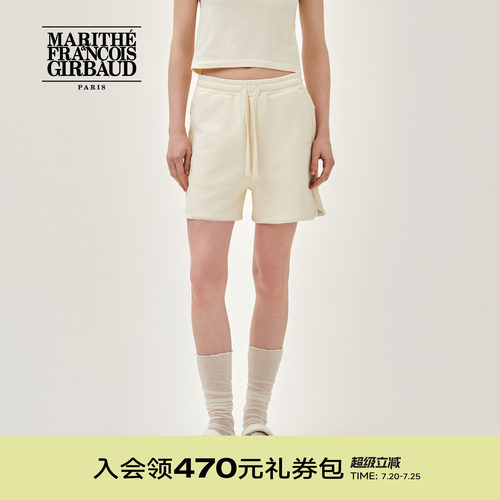 MARITHE女士蕾丝边短卫裤