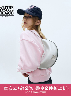 MARITHE经典LOGO月牙包 情侣时尚男女同款单肩腋下包2025年夏韩系