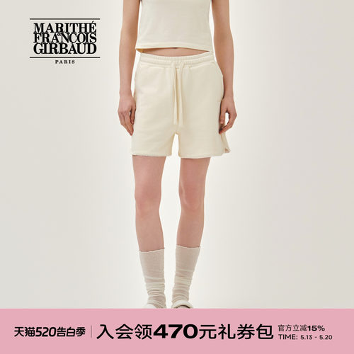 MARITHE女士蕾丝边短卫裤