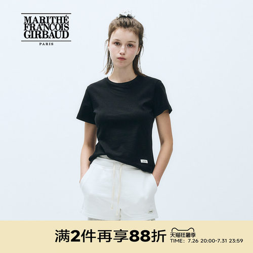 MARITHE女士基础款短袖T恤