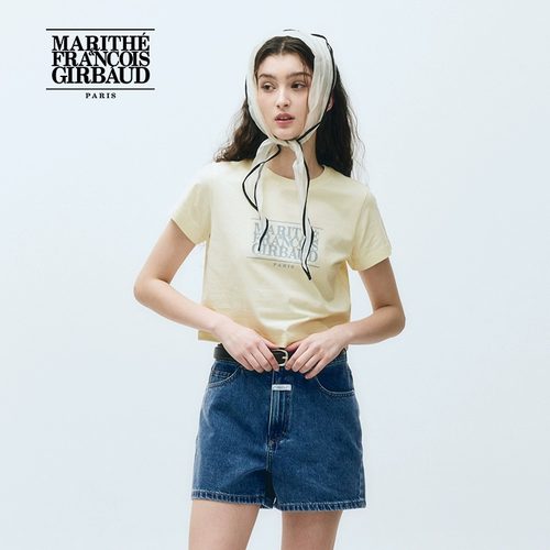 MARITHE经典LOGO短袖T恤