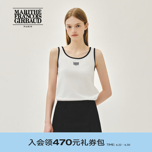 MARITHE女士小经典LOGO无袖