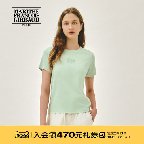 MARITHE女士小经典LOGOT恤