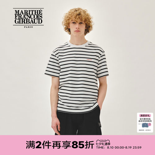 MARITHE小LOGOT恤男女同款