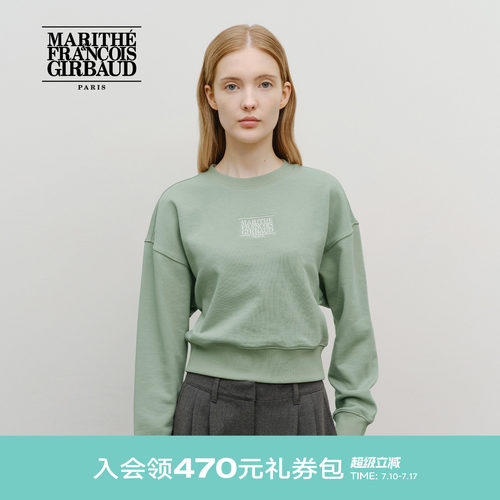 MARITHE女士经典小LOGO卫衣
