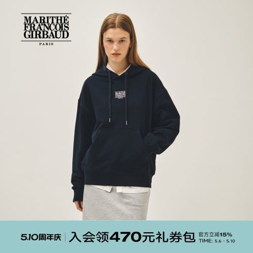 MARITHE小经典LOGO连帽卫衣