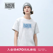 经典 T恤男女款 MARITHE短袖 LOGO情侣上衣25年秋韩系 车银优同款