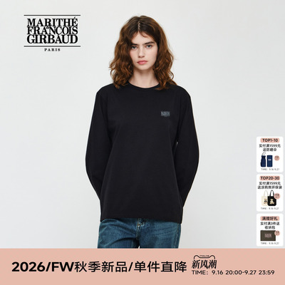 MARITHE经典LOGO长袖T恤