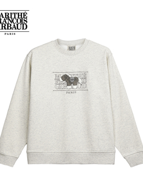 MARITHE马年系列经典LOGO卫衣 男女同款情侣简约休闲上衣2026年春