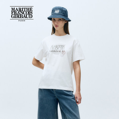 MARITHE经典LOGO短袖T恤