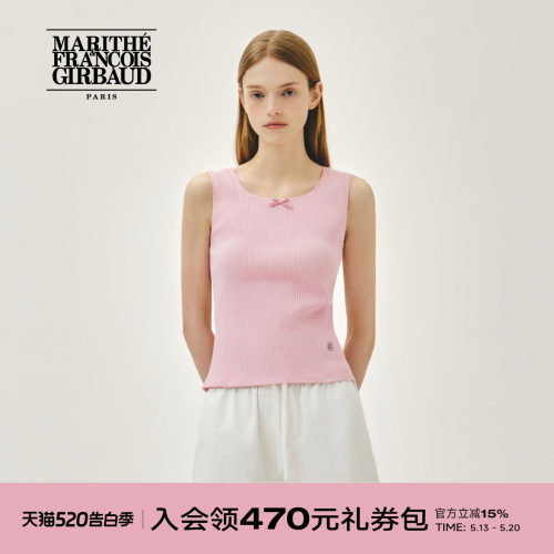 MARITHE女士蕾丝无袖上衣
