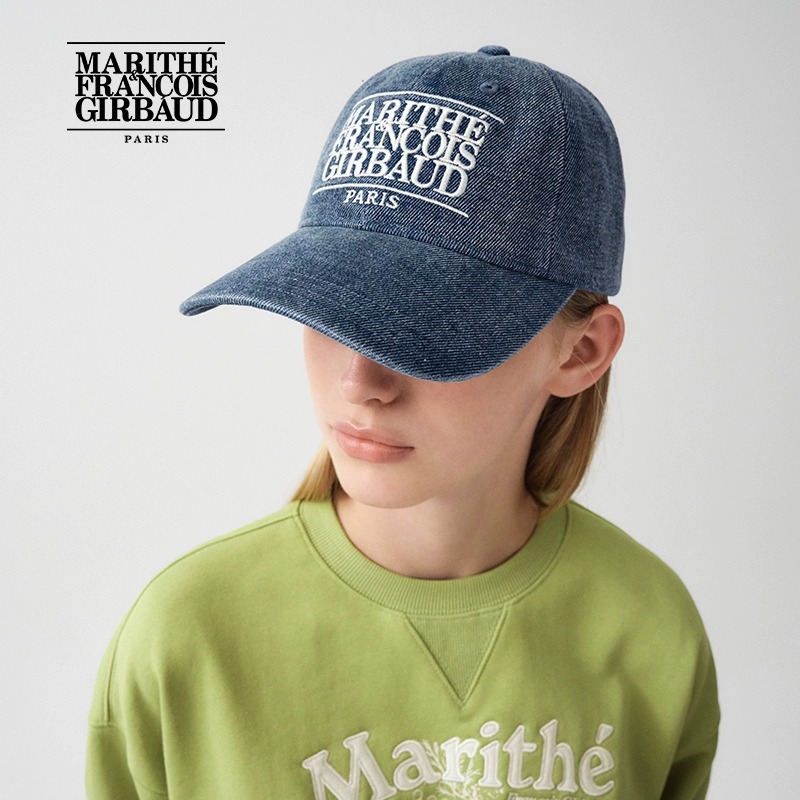 MARITHE经典LOGO牛仔棒球帽