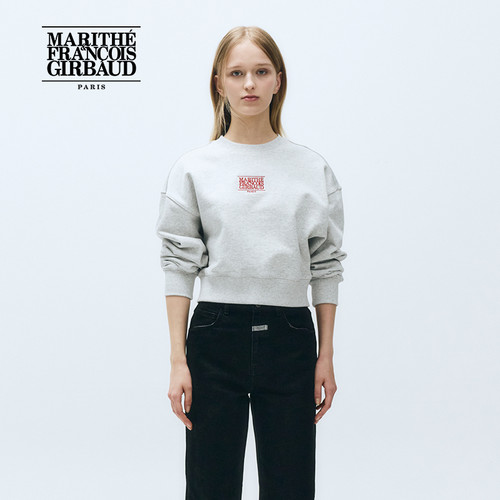 MARITHE女士经典小LOGO卫衣