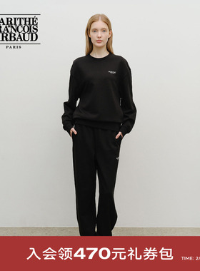 MARITHE常规LOGO卫衣套装 情侣男女同款刺绣上衣休闲裤2025年秋冬