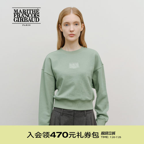 MARITHE女士经典小LOGO卫衣