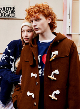 MARITHE I LOVE MFG卫衣 男女同款减龄针织情侣圆领上衣25年秋冬