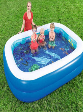 Bestway 54177 3D水池 充气水池 游泳池 戏水池