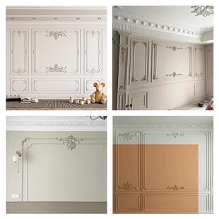 P电线条法式U欧式美式高密BHV度角花视沙发背景墙室框内边装饰非