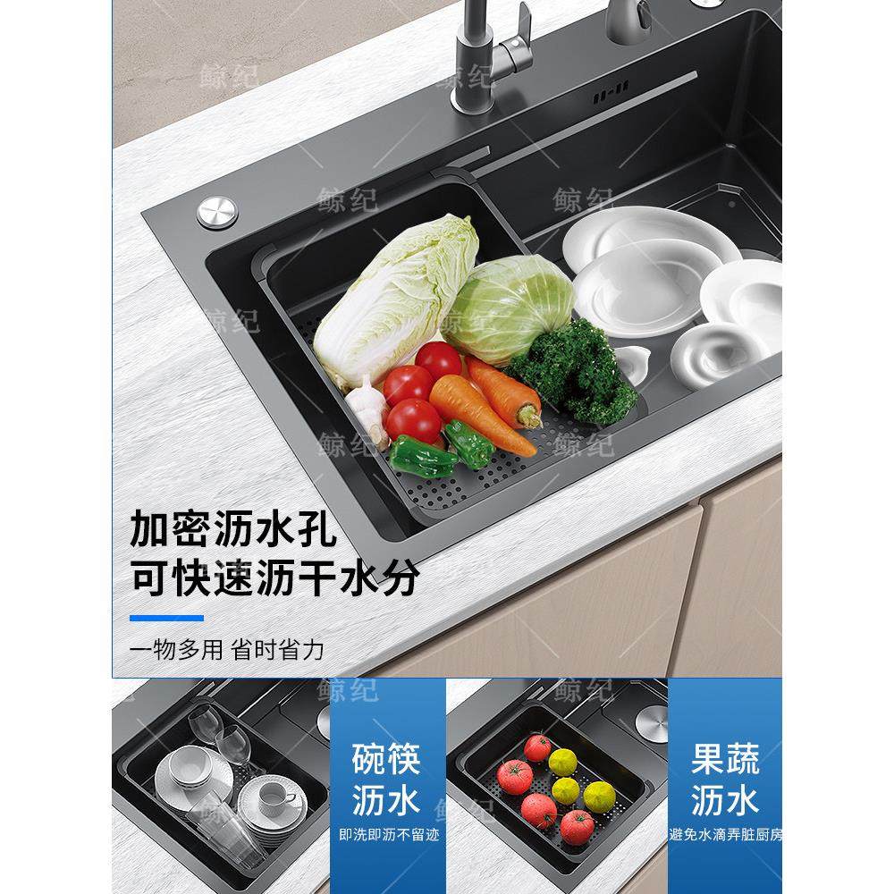 用工厨房窝水槽碗碟筷沥水盆可移动家蜂压纹手小单盆洗菜篮淘菜漏,家装主材,沥水篮,淘宝优惠券,粉丝福利购,淘宝优惠卷