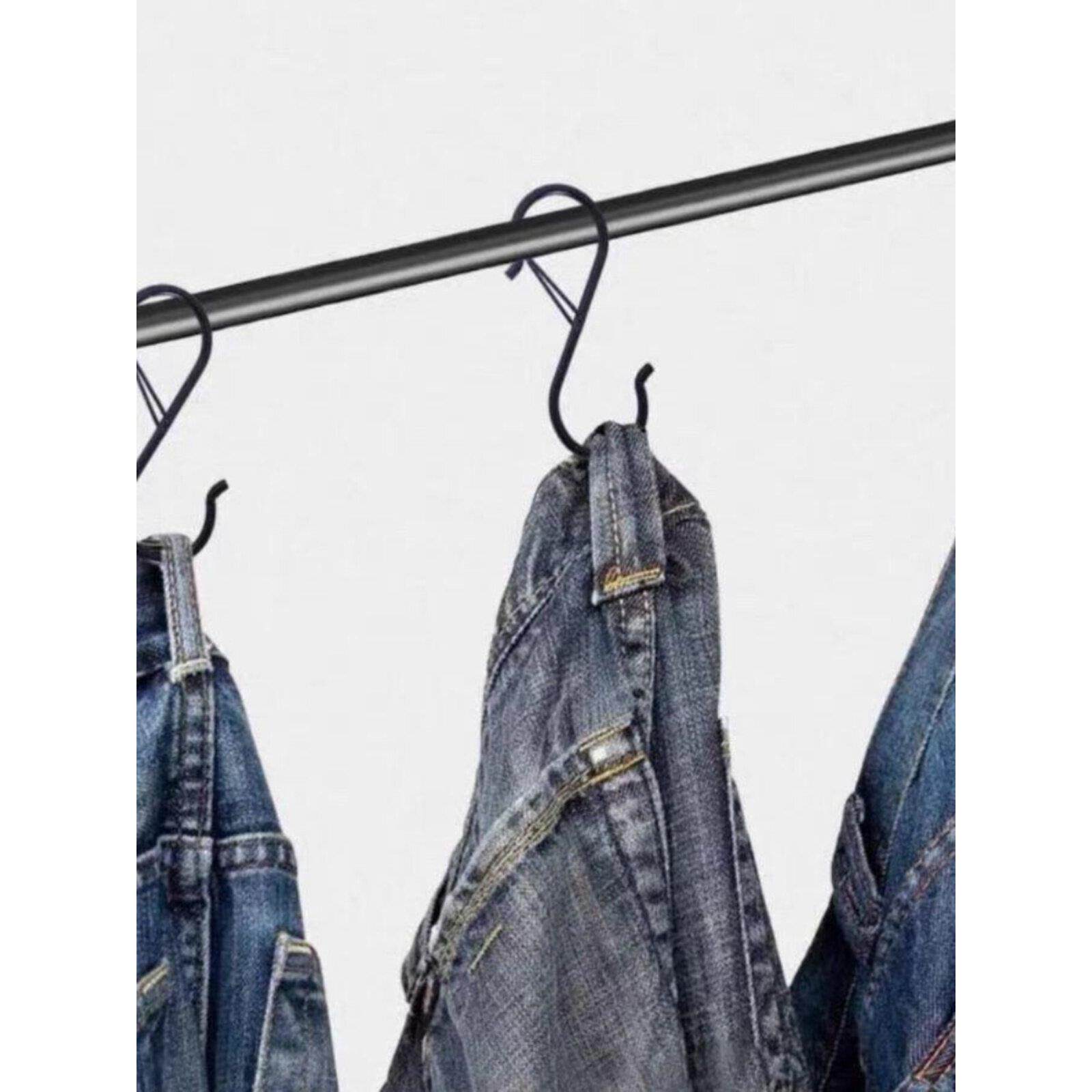 【防风加粗】S型挂钩弹簧扣挂杆子袋子配件家用厨房卫浴宿舍收纳
