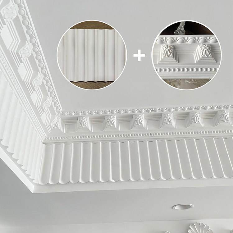 PUUGU搓吊顶条虎头线阴角线波浪板线衣板钢琴线素角线灯带线非面