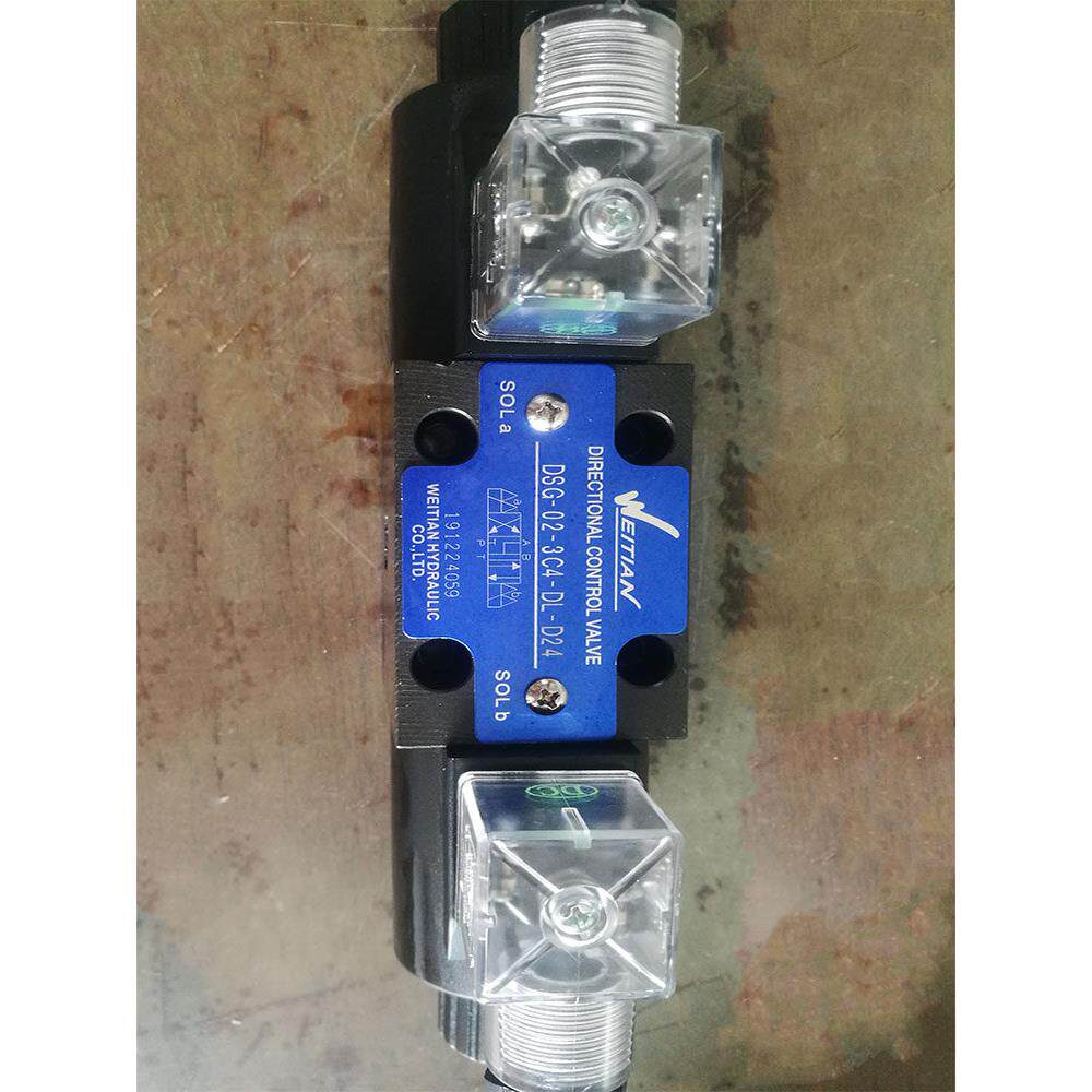 原装WEITIAN液压电磁换向阀DSG-02-3C2-DL液压阀02-3C4油压调节阀