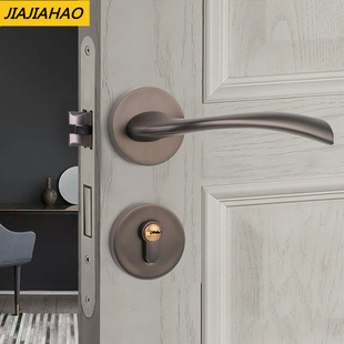 家家好现代简约风格 50锁体锌合金室内门锁
