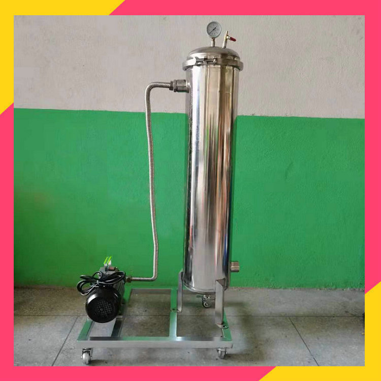 机床乳化液除粉末杂质过滤器 采用滤袋截留细小粉末杂质