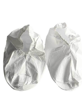 添盾 TD-BP9163 白色防护短筒鞋套（PVC防滑鞋底，100双/箱）