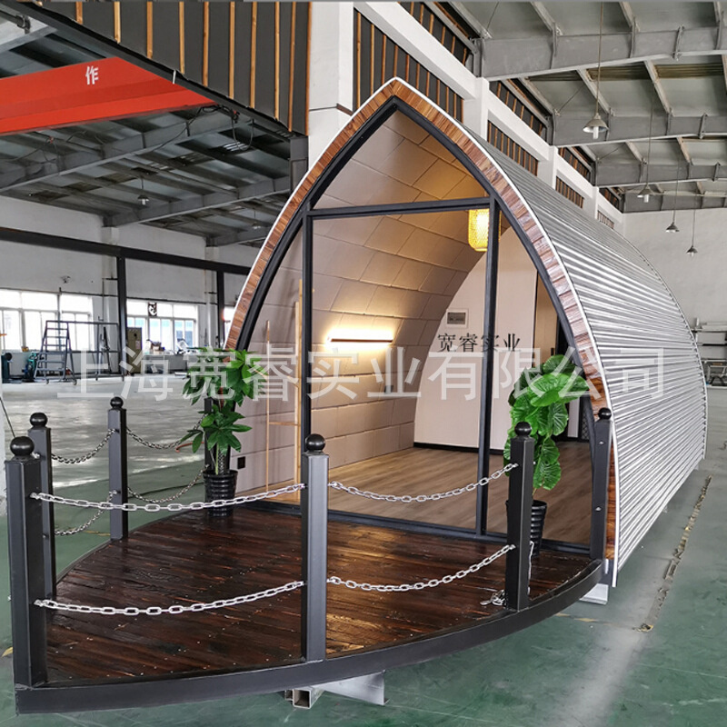 浙江船屋水上酒店轻钢结构民宿别墅 移动文旅房屋 船屋 度假屋