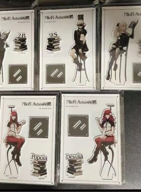 现货 实拍 尼尔机械纪元 nier书店联动限定快闪日谷周边2b 9s立牌