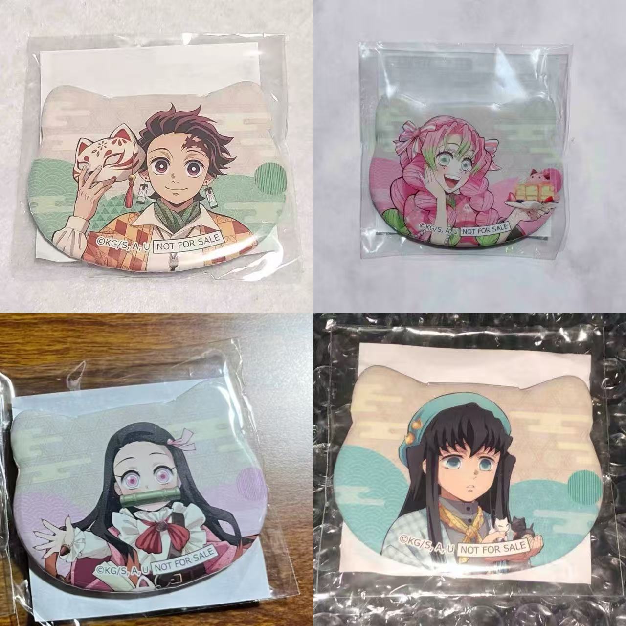 实拍日谷现货鬼灭之刃周边南家糖猫耳吧唧时透无一郎甘露寺蜜璃