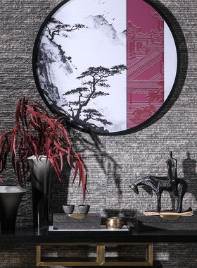 新中式铁艺托盘样板房间收纳盘酒店会所软装饰品摆件客厅茶几饰品