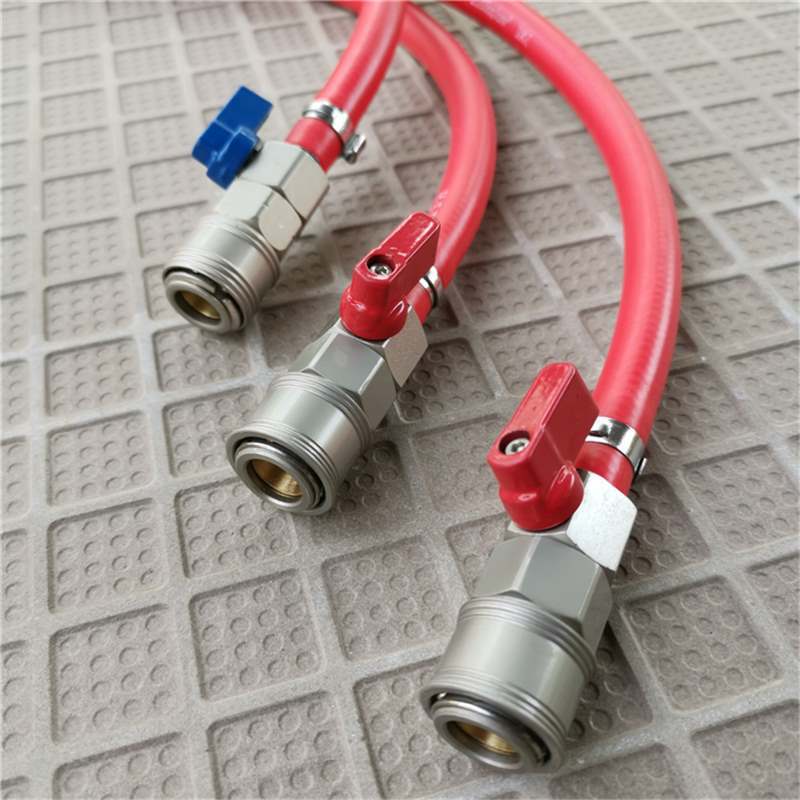 带管子气泵空压机放水开关延长管带螺丝球阀门放水管打气泵通用管