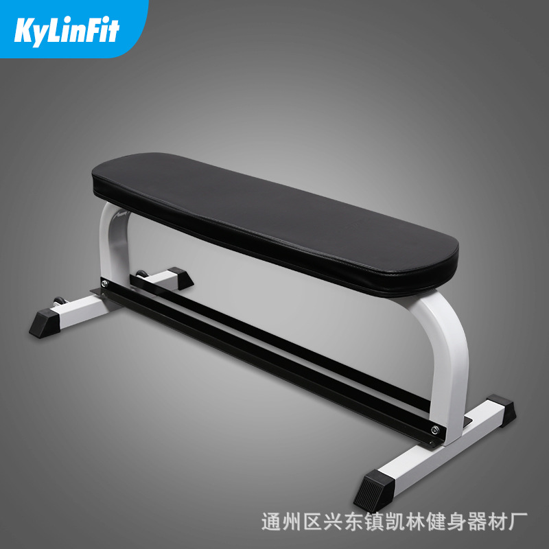 平板凳卧推凳家用健身椅 带哑铃架 家庭健身力量训练厂家直销