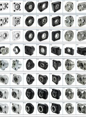 不锈钢轴承座 替代米思米S-BGHKS6207ZZ S-BGHKS6206ZZ BGHKS6205