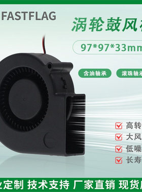 9733鼓风机12V美容设备香氛机加湿器暖风机车载净化 FBCB9733B12A