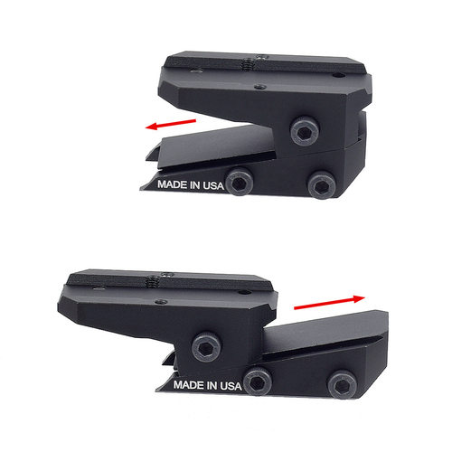 新品RMR VISM R5 T1T2底座可调节增高CNC支架