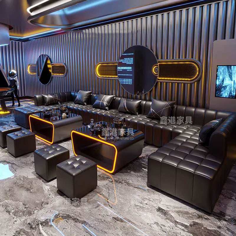 ktv沙发轻奢茶几K房家庭影院派对卡座清吧U型L型转角酒吧卡座,3C数码配件,其它配件,淘宝优惠券,粉丝福利购,淘宝优惠卷